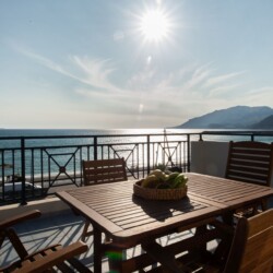Sea view from the large balcony of Suite Thea in Kokkinos Pirgos